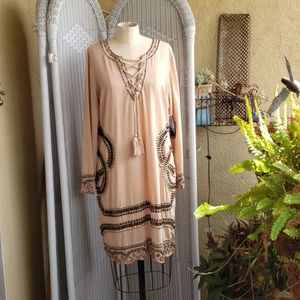 Venus boho beaded tunic